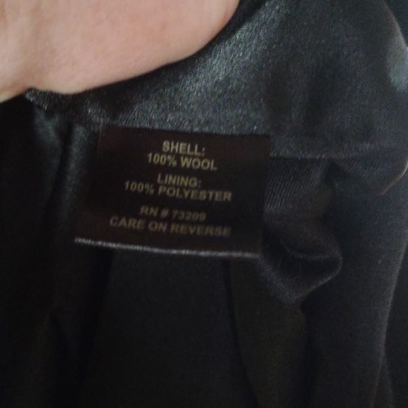 St John Black 100% wool overcoat - Picture 7 of 8